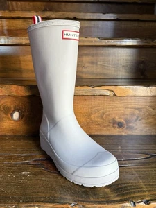 Hunter Rain Boots Tall SINGLE RIGHT BOOT ONLY US 9 Gray Amputee - Picture 1 of 8