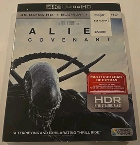 ALIEN Covenant Rare Blu-Ray/4k Ultra HD/DVD Brand NEW Sealed AV2124 - Picture 1 of 2
