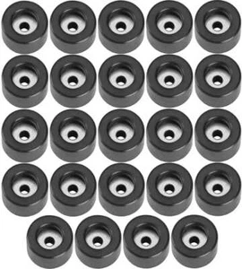 24 x ADAM HALL Piedino in Gomma 25 x 15 mm, Mobili piedini in Gomma con rondella - Foto 1 di 4