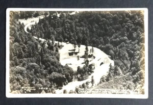 The Loop Great Smoky Mountains Ntl Park TN 1936 vera foto cartolina RPPC UNP - Foto 1 di 2