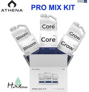 Athena Pro Line Mix Kit 3 x 0.9 kg(2 lbs) Pouch Grow + Bloom + Core - Picture 1 of 2