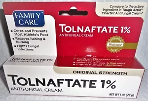 Family Care Tolnaftat 1 % antimykotische Creme Menge 1 bis 6 (je 1 Oz/28 g) * - Bild 1 von 5