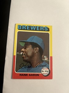 1975 Topps - #660 Hank Aaron