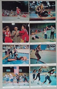 Set of 8 UK Lobby Cards  KANSAS CITY BOMBER  1972 Raquel Welch / Kevin McCarthy