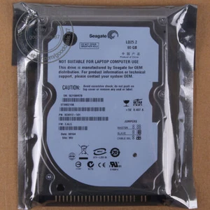 Seagate 80 GB 2.5" 5400 RPM IDE PATA 2 MB Hard Disk Drive HDD Laptop ST980210A - Bild 1 von 2