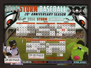 Lake Elsinore Storm 2014 Magnet Schedule Padres Affiliate California League - Picture 1 of 1