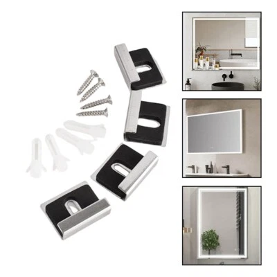 Spiegelclips Wandhalterung Clips EVA Schaum Schwerlast Tragbar Spiegelhalter - Bild 1 von 4