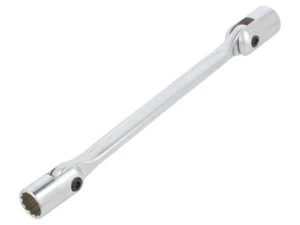 19101417 Schlüssel Steckschlüssel,mit Gelenk 14mm,17mm L: 244mm KING TONY - Bild 1 von 1