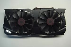 Heatsink Fan ASUS Strix GeForce GTX 970 NVIDIA Graphics Video Card GPU Cooling - Picture 1 of 14