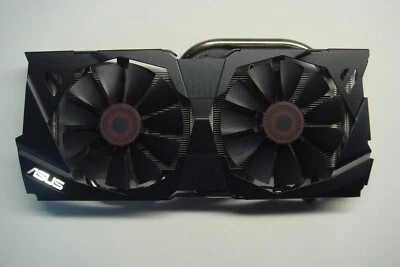 Heatsink Fan ASUS Strix GeForce GTX 970 NVIDIA Graphics Video Card GPU Cooling - Image 1 of 4