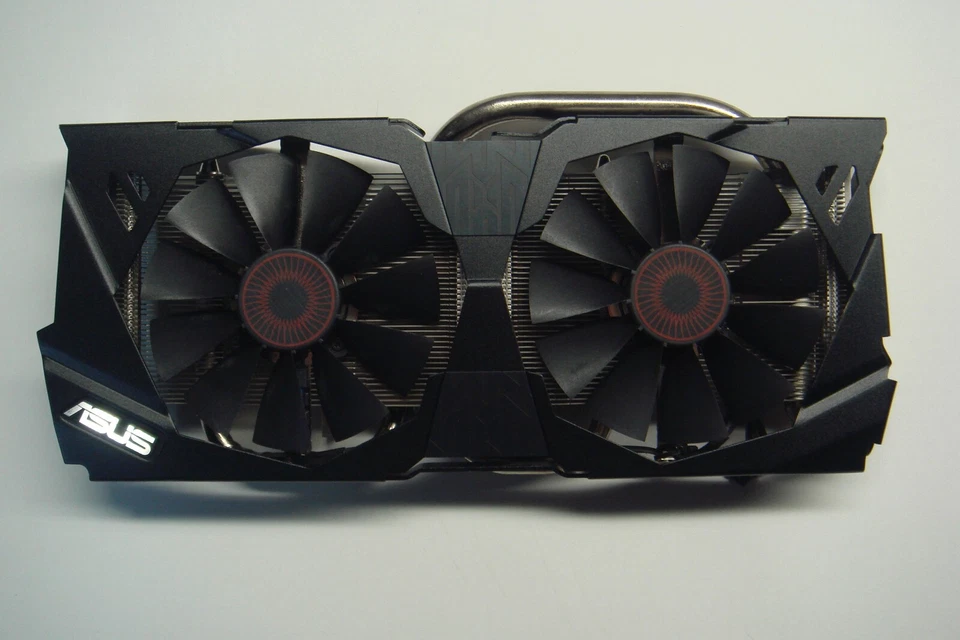 Heatsink Fan ASUS Strix GeForce GTX 970 NVIDIA Graphics Video Card GPU Cooling - Image 1 of 4