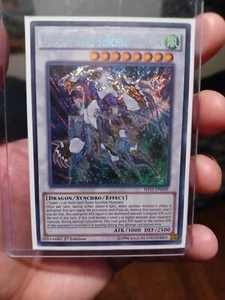 Yugioh Tcg Crystal Wing Synchro Dragon - SHVI-EN049 - Secret Rare 1st Edition NM - Picture 1 of 1