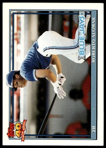 1991 Topps Roberto Alomar #2T Toronto Blue Jays