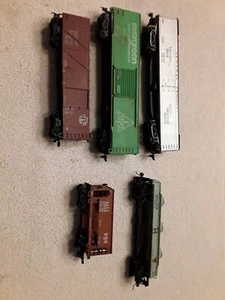 HO scale 5 car mixed lot. Athern (?), unknown (HO52021b) - Picture 1 of 4