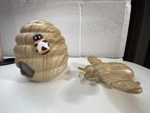 Target Bullseye Playground Honey Bee & Beehive Decor Figurine Set New - Picture 1 of 4