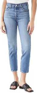 Jeans Levi's 282600 da donna premium con zeppa Icon Fit, Athens Shut It, taglia 27 - Foto 1 di 3