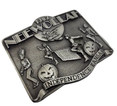 Siskiyou Belt buckle 1981 limited edition 387 of 1000 Neewollah Indep. Ks. NOS - Image 1 of 4