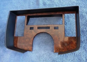 Mint OEM 93-96 Fleetwood Brougham Wood Grain Instrument Cluster Dash Plate Panel - Picture 1 of 7