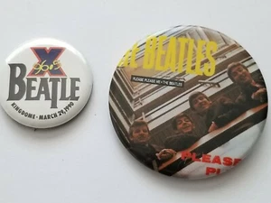THE BEATLES 2 BUTTONS. - Picture 1 of 4