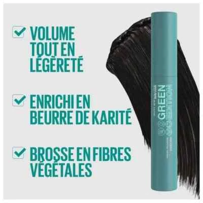 Maybelline Green Mega Foam Vegan Mascara Very Black - Image 1 of 4