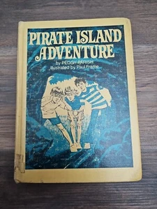 Peggy Parish/Pirate Island Adventure/HBDJ/First Edition/Paul Frame/SCARCE! - Imagen 1 de 9