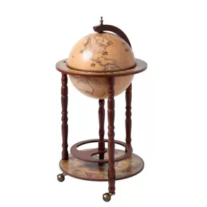 Globusbar Minibar Weltkugel Hausbar Flaschenregal Brulo Livingstone Tischbar - Bild 1 von 5
