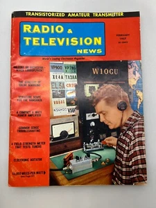 Vintage Radio & Television News Magazine February 1957 Free Shipping - Picture 1 of 5