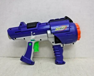 Blue NERF Dart Tag Gun W/ Green Trigger 2005 Hasbro RSG-4 - Picture 1 of 2