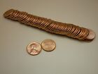 1967 Lincoln Cent Memorial Penny, Roll Of Gem BU Red's