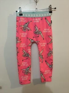 BONDS X DISNEY TINKERBELLE STRETCHIES LEGGINGS SZ 3 BNWT (E2 - Picture 1 of 9