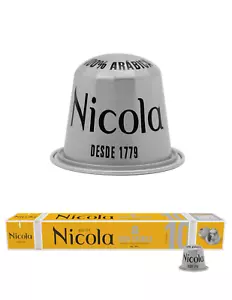 40 CAPSULE NICOLA NESPRESSO * CIALDE CAFFÈ GUSTO ARABO INTENSITÀ 10 - Foto 1 di 4