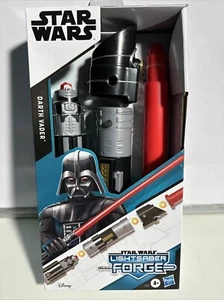Star Wars Lightsaber Forge Darth Vader Extendable Red Lightsaber Roleplay Toy 🆕 - Picture 1 of 4