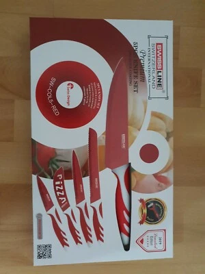 Messer Set 5tlg. von SWISS LINE + Special Bonus Schäler - Bild 1 von 4