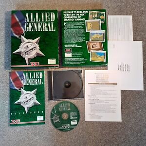 ALLIED GENERAL BIG BOX PC GAME SSI RETRO COMPLETE MINDSCAPE RETRO STRATEGY WAR