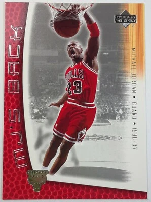 MICHAEL JORDAN - 2001-02 Upper Deck - MJ's BACK Card #MJ53 - Chicago Bulls  - Image 1 of 4
