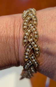 Oscar de la Renta seed Pearl Bracelet USA authentic - Picture 1 of 4