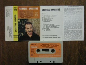 GEORGES BRASSENS RARE K7 AUDIO LES COPAINS D'ABORD - Imagen 1 de 1