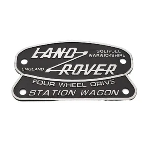 1pcs LAND ROVER DEFENDER Station Wagon Trasero voiture Insignias emblemas Metal - Imagen 1 de 4