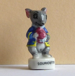 Fève Les Petits Animaux - 2002 - Souris Souricette - Imagen 1 de 1