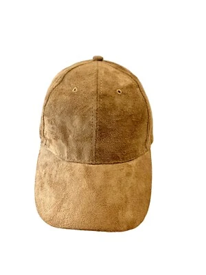 Boné de beisebol marrom camurça sintética ajustável OSFA H3 - Imagem 1 de 4