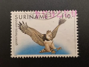 Surinam Sc 729 gebraucht 1985 10g Harpyie Adler  - Bild 1 von 3