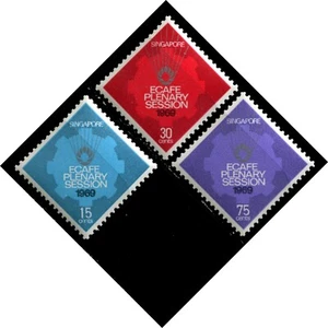 Singapore 1969 • Gb# 116-118 • UN Economic Comission • cs MLH OG VF (US-1541) - Picture 1 of 1