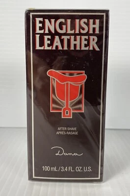 Couro inglês da Dana para homens loção pós-barba Splash 3,4 onças - Novo na caixa - Imagem 1 de 3