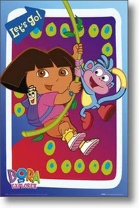 DORA THE EXPLORER POSTER Let's Go RAR NEU HOT 24X36 - Bild 1 von 1
