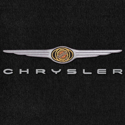 Tapetes de assoalho dianteiro Lloyd Mats Velourtex ébano para Chrysler 200 conversível 2011-12 - Imagem 1 de 4