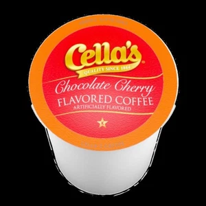 Cellas Coffee Chocolate Cherry  K Cup 40 Pack Count - Picture 1 of 2