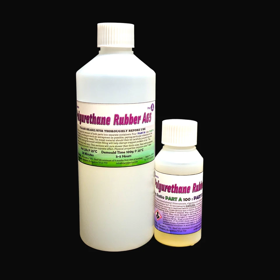 Gomma Fusione Poliuretano *Media* Shore A 65 500g Kit *Ideale per Boscigli Poliuretani* - Immagine 1 di 1