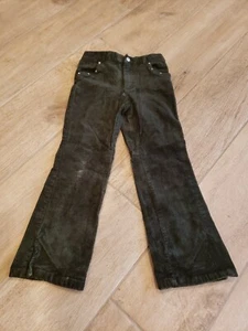 THE CHILDREN PLACE Girls Flare Green Corduroy Velvet Pants Sz 6 - Picture 1 of 7