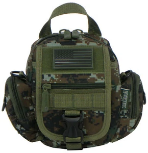 East West USA Tactical Multi Molle Assault Sling Utility Bag RTC527 GREEN ACU - Bild 1 von 4