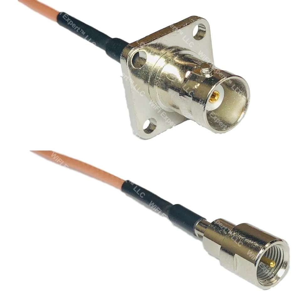RG316 BNC Flange Female to FME MALE RF Cable Rapid-SHIP LOT - Image 1 of 1